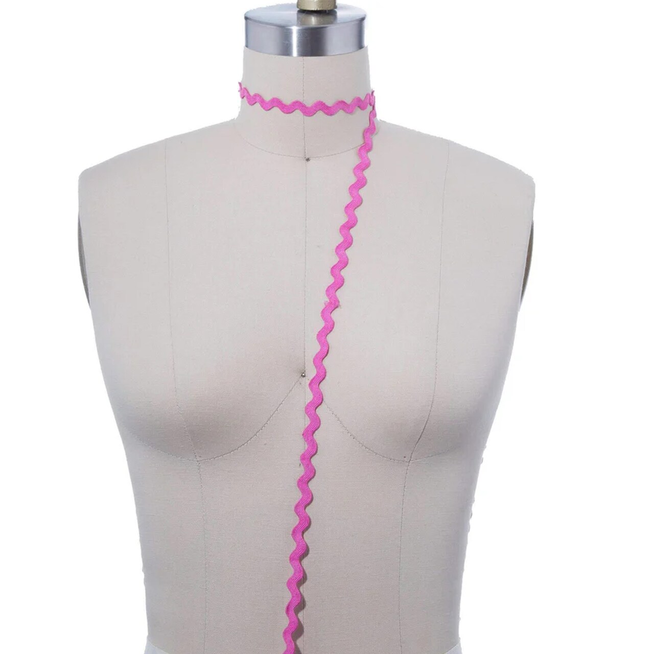 3 Yards Persian Pink Ric Rac Trim – Zig Zag Ribbon for Sewing, Skirt Edging, Crafts & Home Decor